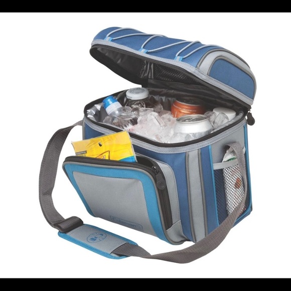 Coleman 12 Can Soft Cooler, Blue - Picture 2 of 8